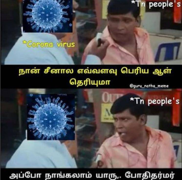 Memes on corona virus