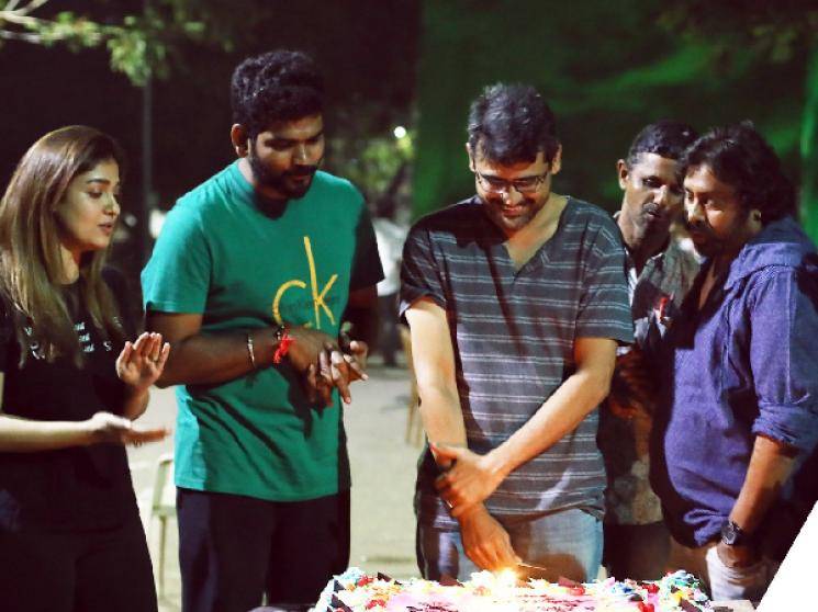 Nayanthara Netrikann director Milind Rau celebrates birthday on sets