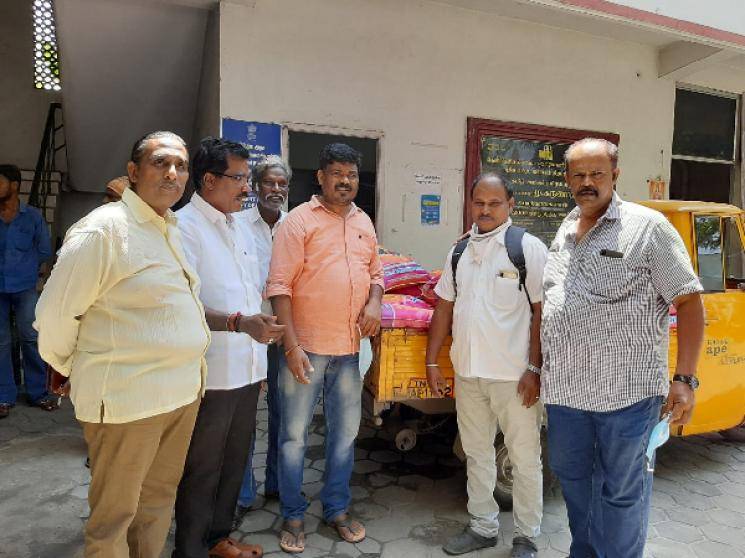 Director Hari Prakashraj donate rice bags to FEFSI employees