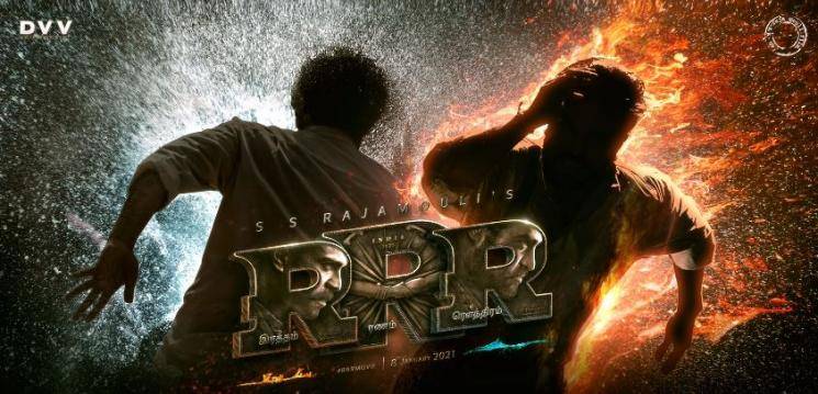 RRR motion poster SS Rajamouli Ram Charan Jr NTR Ajay Devgn