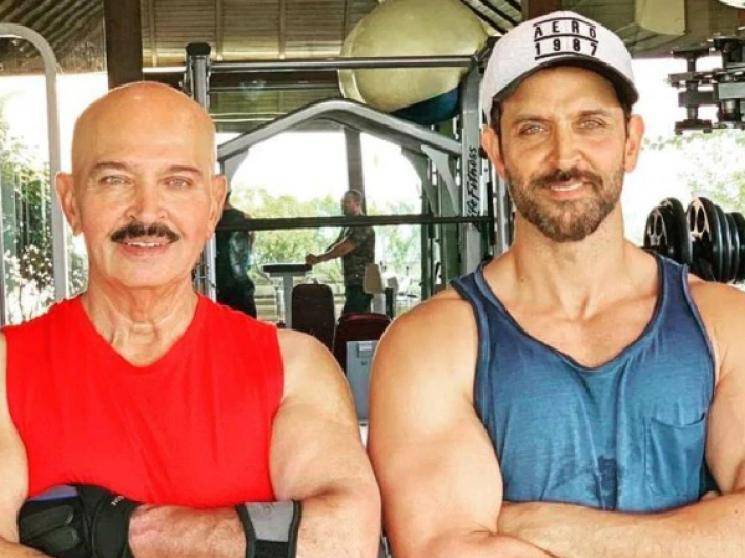 Hrithik Roshan shares father Rakesh workout video says Corona should be afraid