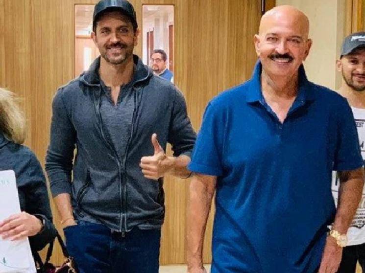 Hrithik Roshan shares father Rakesh workout video says Corona should be afraid