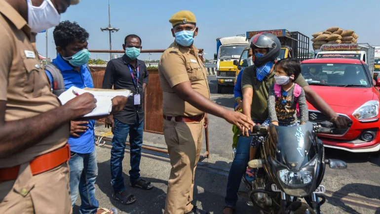 Tamil Nadu police statement on coronavirus lockdown violators