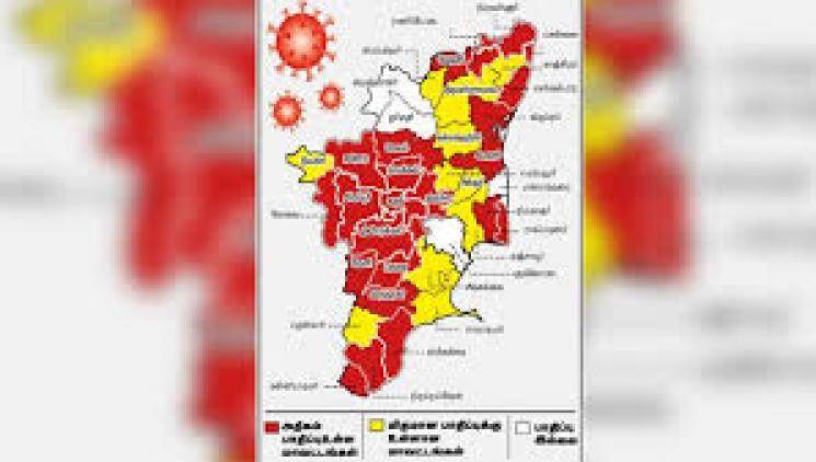 22 Corona red zone district in Tamilnadu