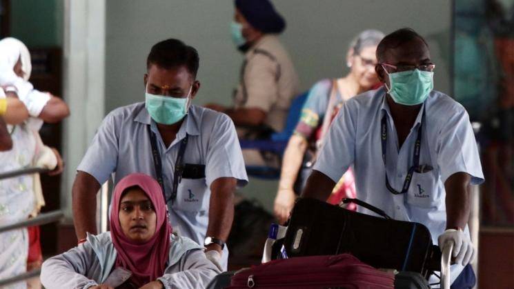 Coronavirus lockdown Kerala man carries father police stop auto