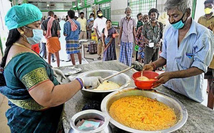 Coronavirus lockdown Chennai Amma canteens free food till May 3 lockdown