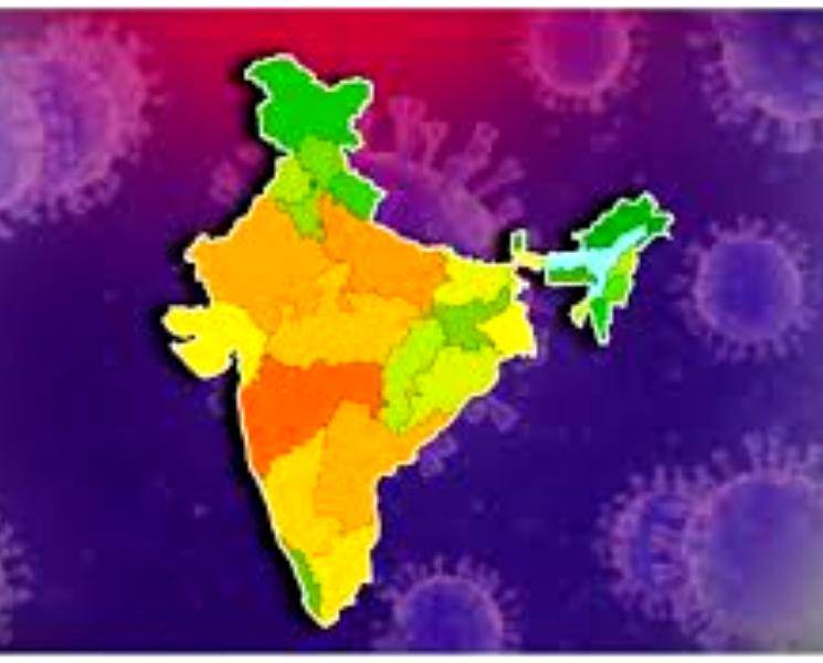 Red, orange and green Zones in India