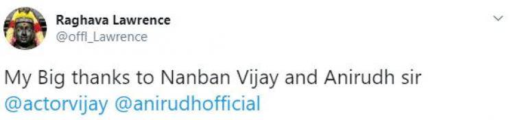 WOW: Thalapathy Vijay Accepts Raghava Lawrence's Request!