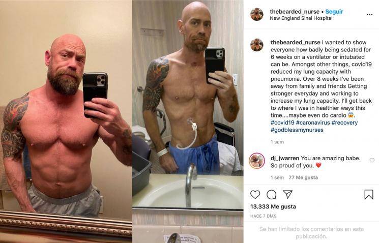 Coronavirus survivor's body transformation pics leave everyone shocked