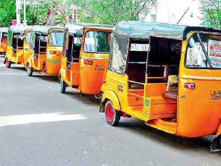 Chennai autorickshaw drivers request permission to resume services in city!