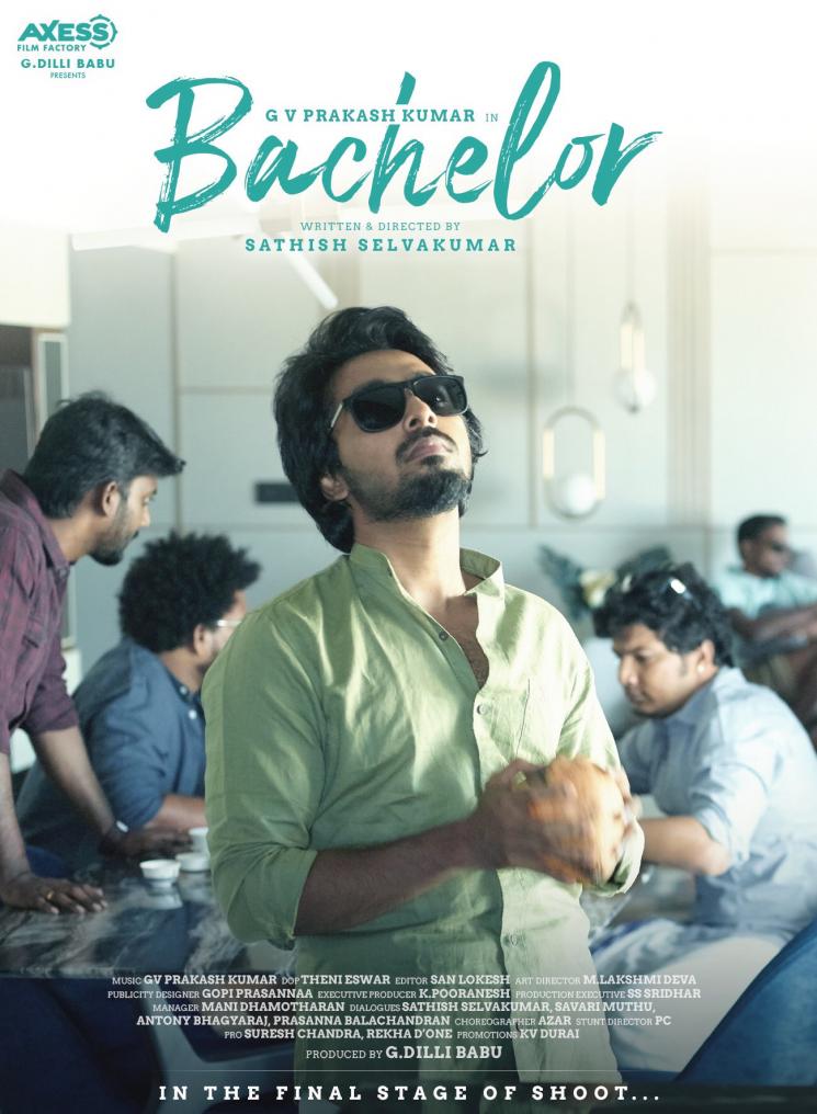GV Prakash Bachelor Third Look Poster Released