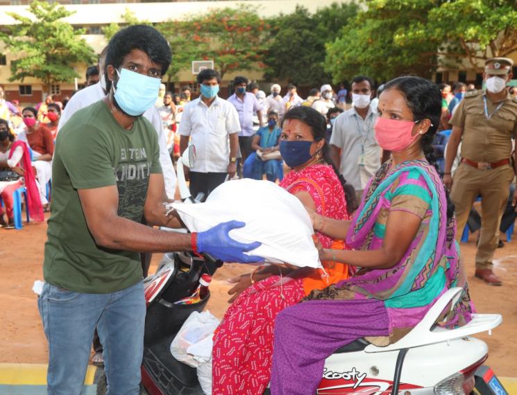 Soori and Velammal help specially abled people