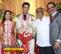 superstar rajinikanth attends arulnithi's wedding reception - Tamil Movie Cinema News superstar rajinikanth attends arulnithi's wedding reception - Tamil Movie Cinema News