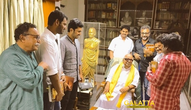 Nadigar Sangam meets Kalaignar Nadigar Sangam meets Kalaignar