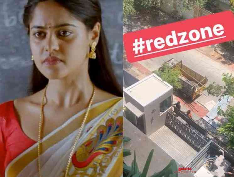 Bindu Madhavi apartment sealed due to Corona red zone - Tamil Movie Cinema News