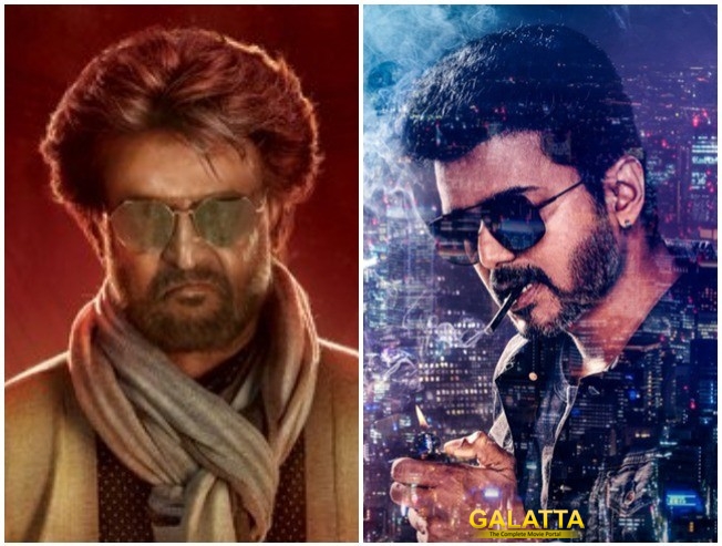 Superstar Rajinikanth in Petta and Thalapathy Vijay in Sarkar