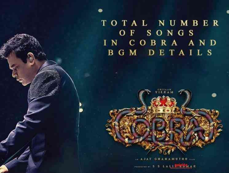 Cobra will have 5 songs composed by AR Rahman - Tamil Movie Cinema News