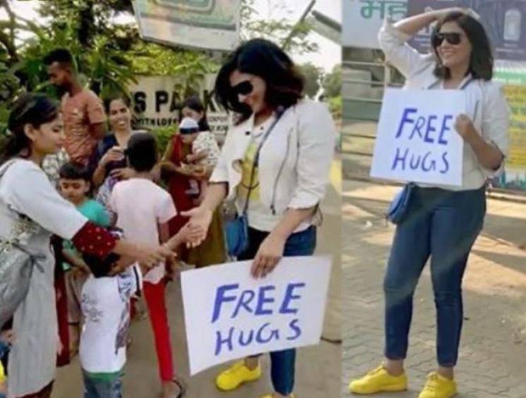 Actress Richa Chadda hugging strangers on the road viral video - Hindi Movie Cinema News