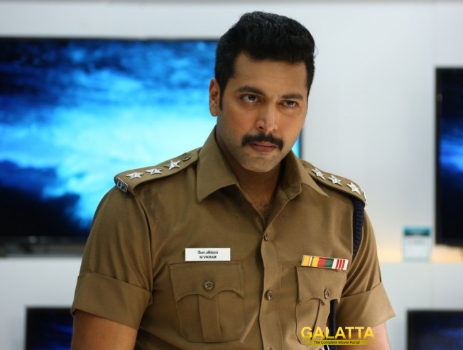 Jayam Ravi in action mode for Bogan Jayam Ravi in action mode for Bogan