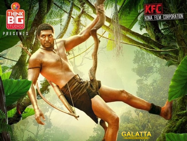 Jayam Ravi impresses in Vanamagan poster Jayam Ravi impresses in Vanamagan poster