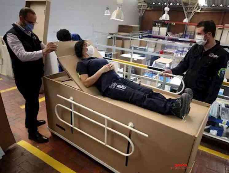 Colombian businessman creates Coronavirus bed coffin combo - Tamil Movie Cinema News