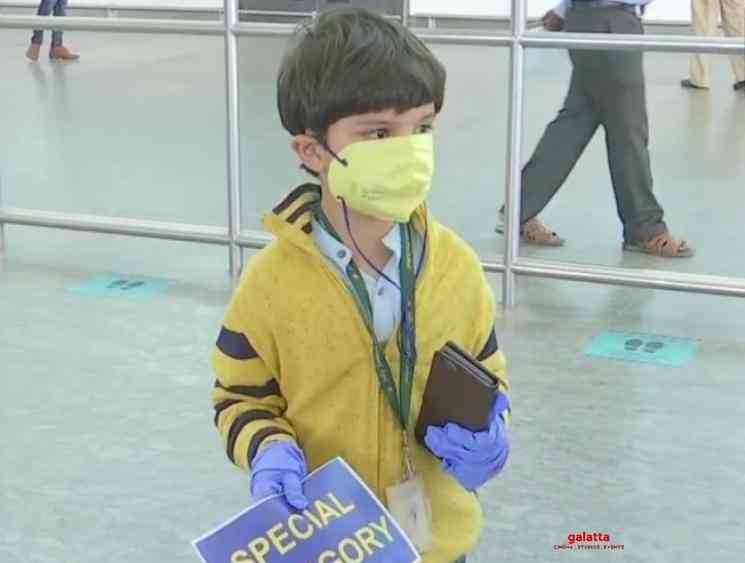 Coronavirus Five year old boy flies alone from Delhi to Bengaluru - Tamil Movie Cinema News