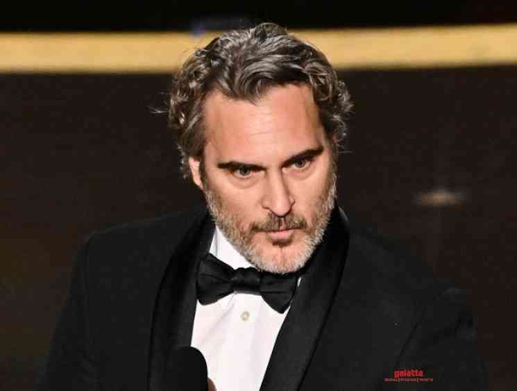 Oscars 2020 Joaquin Phoenix wins Best Actor Award for Joker - Tamil Movie Cinema News