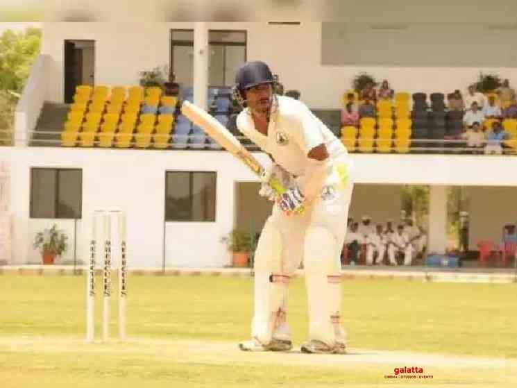 Vishnu Vishal gives batting tips to Allu Sirish - Telugu Movie Cinema News