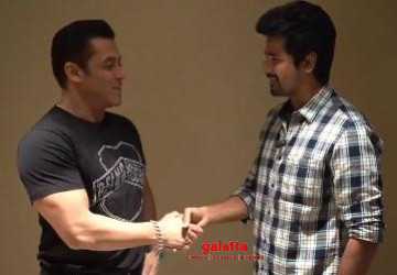 சிவகார்த்திகேயனுடன் சல்மான் கான் வைரலாகும் வீடியோ ! - Movie Cinema News சிவகார்த்திகேயனுடன் சல்மான் கான் வைரலாகும் வீடியோ ! - Movie Cinema News