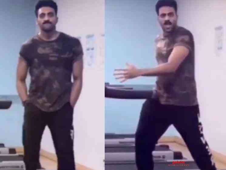 Ashwin Kkumar treadmill dance video for Jai Jai Shivshankar song - Malayalam Movie Cinema News