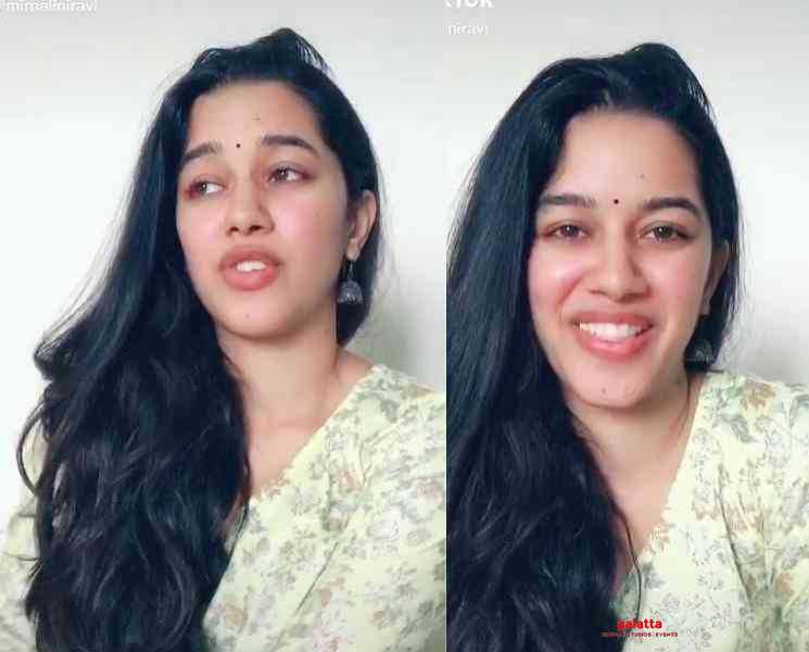 தனுஷ் பட வசனத்துடன் டிக்டாக் வெளியிட்ட மிருணாளினி ! - Tamil Movie Cinema News தனுஷ் பட வசனத்துடன் டிக்டாக் வெளியிட்ட மிருணாளினி ! - Tamil Movie Cinema News