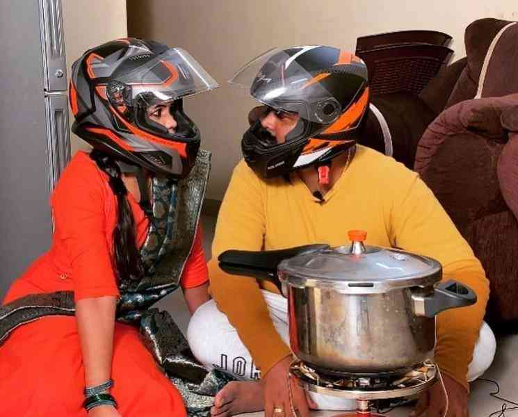 கணவருடன் சமையல் கற்றுக்கொள்ளும் மணிமேகலை ! - Tamil Movie Cinema News கணவருடன் சமையல் கற்றுக்கொள்ளும் மணிமேகலை ! - Tamil Movie Cinema News