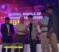 Anirudh honoured with award at Global Mobile App Summit & Awards! Anirudh honoured with award at Global Mobile App Summit & Awards!