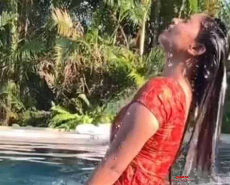 இணையத்தை கலக்கும் ஷிவானியின் நீச்சல்குள வீடியோ ! - Tamil Movie Cinema News இணையத்தை கலக்கும் ஷிவானியின் நீச்சல்குள வீடியோ ! - Tamil Movie Cinema News