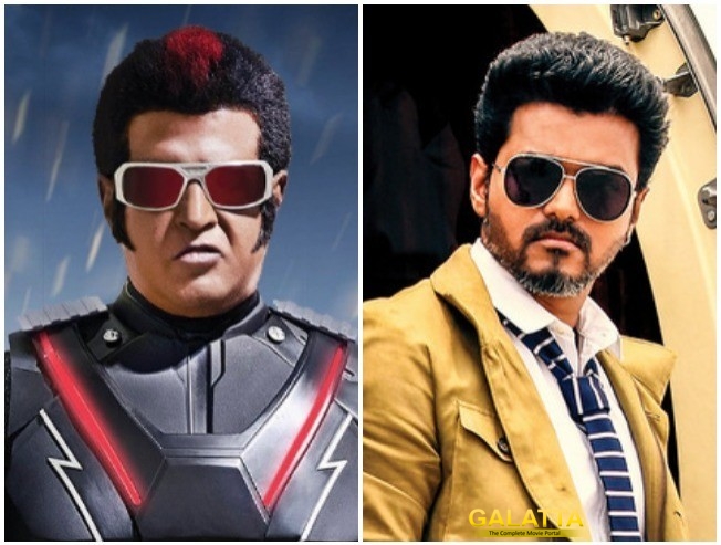 Superstar Rajinikanth in 2.0 and Thalapathy Vijay in Sarkar