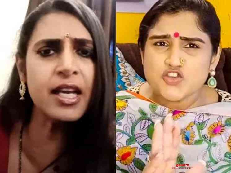 Vanitha Vijaykumar and KasthuriShankar heated argument on Twitter - Tamil Movie Cinema News