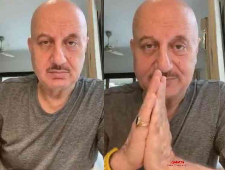 Anupam Kher mother and brother family test positive for Corona - Tamil Movie Cinema News