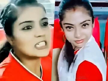 Bigil football team girls viral Tiktok videos ft Amritha Indhuja - Tamil Movie Cinema News