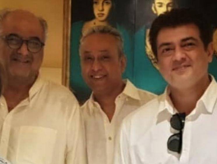 Thala Ajith Kumar in Producer Boney Kapoor residence - Tamil Movie Cinema News Thala Ajith Kumar in Producer Boney Kapoor residence - Tamil Movie Cinema News