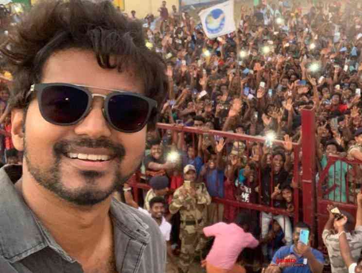 Vijay releases the much awaited selfie from Master shooting - Tamil Movie Cinema News