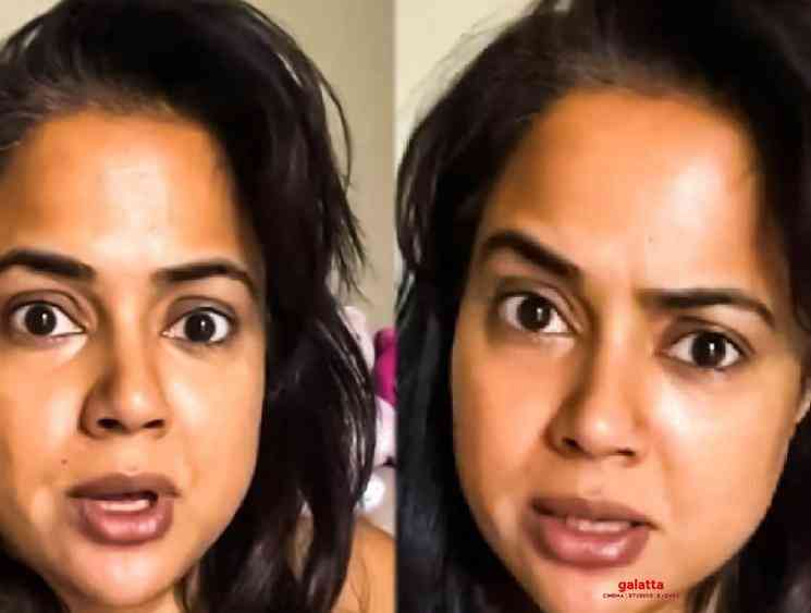 Sameera Reddy angry speech for corona awareness - Tamil Movie Cinema News