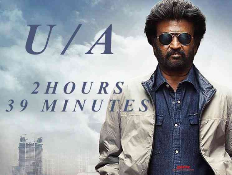 Rajinikanth Dabar censored UA with runtime of 2 hours 39 minutes - Telugu Movie Cinema News