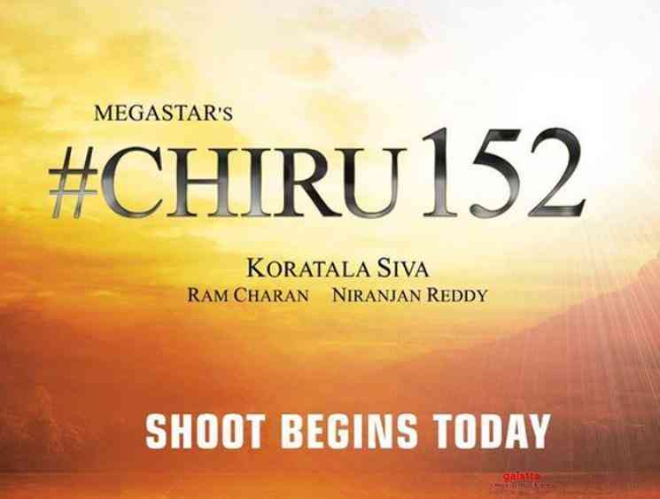 Chiranjeevi 152 shooting starts - Telugu Movie Cinema News