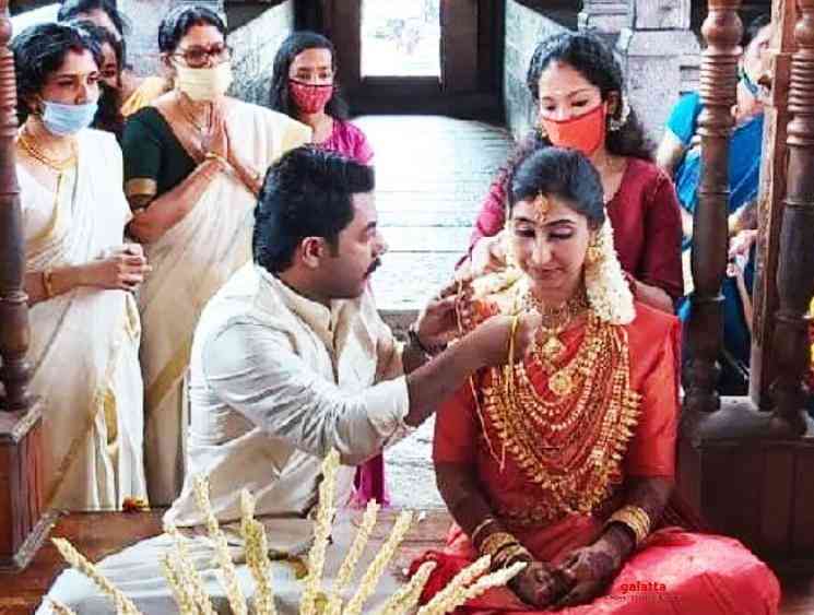 Renji Panicker son Nikhil gets married to Megha Sreekumar - Tamil Movie Cinema News