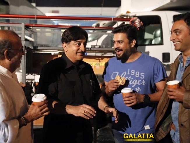 Kamal Haasan and Madhavan in Sabaash Naidu