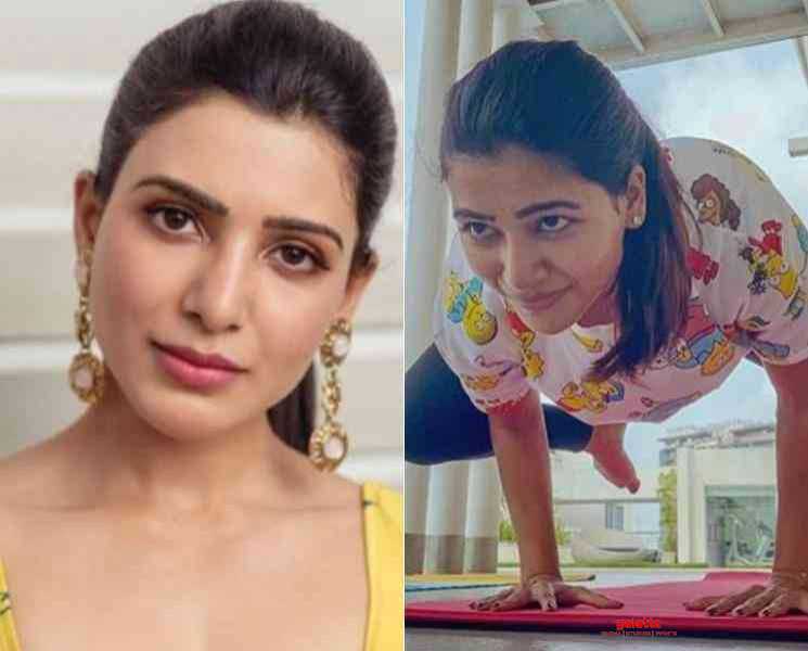 சமந்தாவின் யோகா போஸை கேலி செய்த நெட்டிசன்ஸ் ! - Tamil Movie Cinema News சமந்தாவின் யோகா போஸை கேலி செய்த நெட்டிசன்ஸ் ! - Tamil Movie Cinema News
