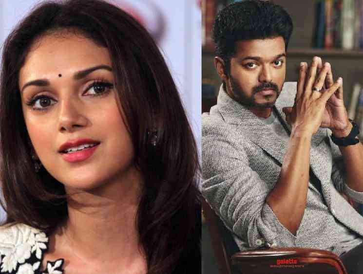 Aditi Rao Hydari tweets about working with Thalapathy Vijay - Tamil Movie Cinema News