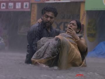 Jayam Ravi Comali Chennai Floods scene making video released - Tamil Movie Cinema News