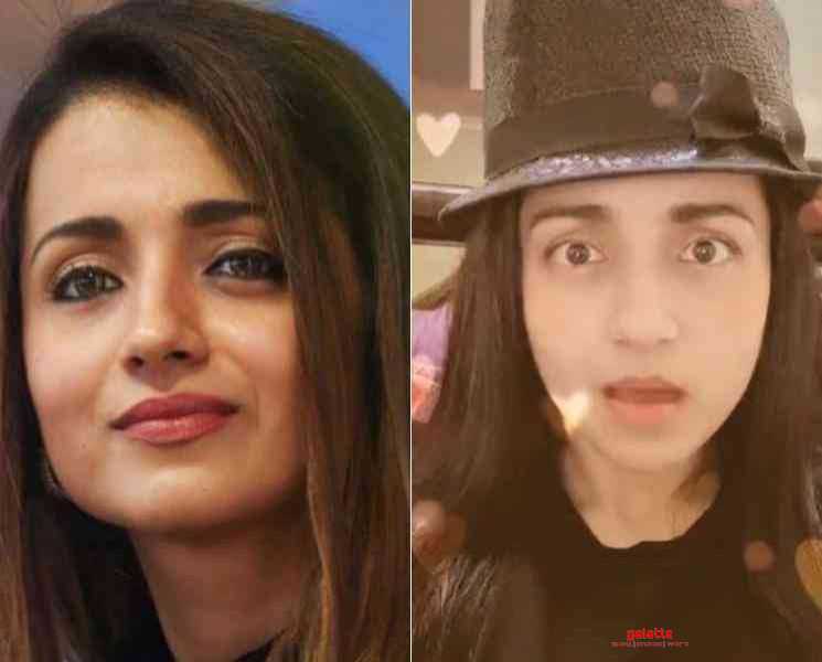 இணையத்தை தெறிக்க விடும் த்ரிஷாவின் டிக்டாக் வீடியோ ! - Tamil Movie Cinema News இணையத்தை தெறிக்க விடும் த்ரிஷாவின் டிக்டாக் வீடியோ ! - Tamil Movie Cinema News