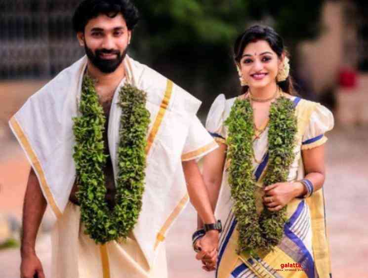 Malayalam television anchor Meera Anil gets married to Vishnu - Tamil Movie Cinema News